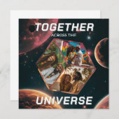 Weltraum Gruß Universum Erinnerungsfotos 3D Würfel (正面/裏面)