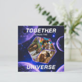 Weltraum Gruß Universum Erinnerungsfotos 3D Würfel (スタンド正面)