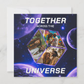 Weltraum Gruß Universum Erinnerungsfotos 3D Würfel (正面)