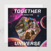 Weltraum Gruß Universum Erinnerungsfotos 3D Würfel (正面/裏面)