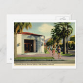 Welwood Library、Palm春、カリフォルニア州ヴィンテージ ポストカード (正面/裏面)