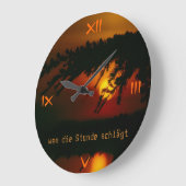 Wem die Zeit schlägt ラージ壁時計 (傾斜)