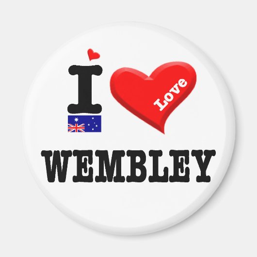 WEMBLEY - I Love マグネット (正面)
