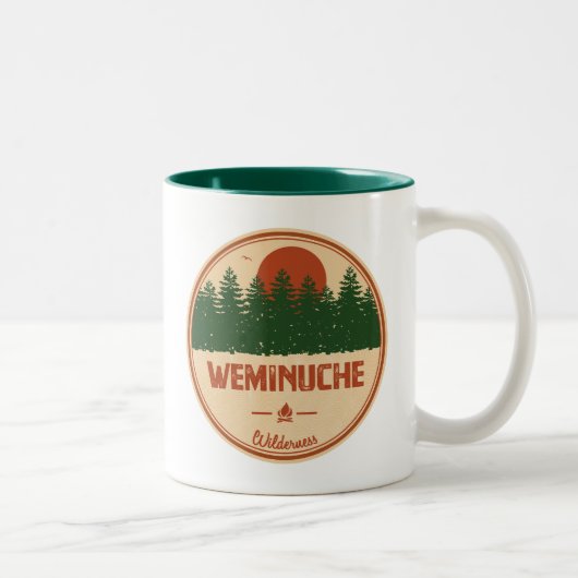 Weminuche Wilderness Colorado ツートーンマグカップ (右)