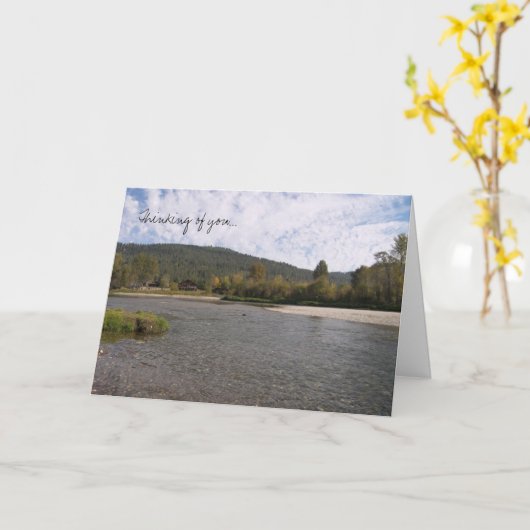 Wenatcheeの川 カード (黄色い花)