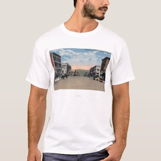 WenatcheeのWashingtonWenatcheeの道場面# 2 Tシャツ (正面)