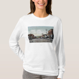 Wenatchee、メイン・ストリートのWashingtonView Tシャツ