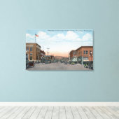 Wenatchee AveビューからOrondo Ave キャンバスプリント (インサイチュ (ウッドフロア))