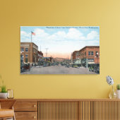 Wenatchee AveビューからOrondo Ave キャンバスプリント (インサイチュ (リビング))