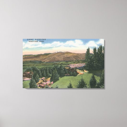 Wenatchee, WashingtonView of Ohme Gardens # 2 キャンバスプリント (正面)
