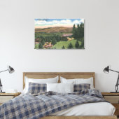 Wenatchee, WashingtonView of Ohme Gardens # 2 キャンバスプリント (インサイチュ (寝室))