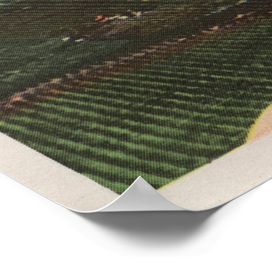 Wenatchee, WAView of Valley & Columbia River ポスター (角)