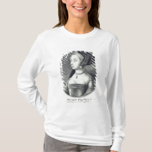 Wenceslaus Hollar著エッチングされるアン・ブーリン1649年 Tシャツ