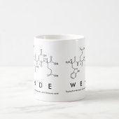 Wendedペプチド名mug コーヒーマグカップ (中央)