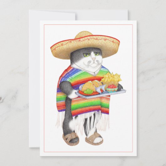 WENDELITOクスペインのリスマス5x7フラットカード シーズンカード (正面)