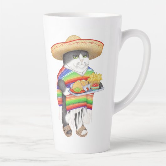 WENDELITO 背の高いラテマグ カフェラテマグ (右)
