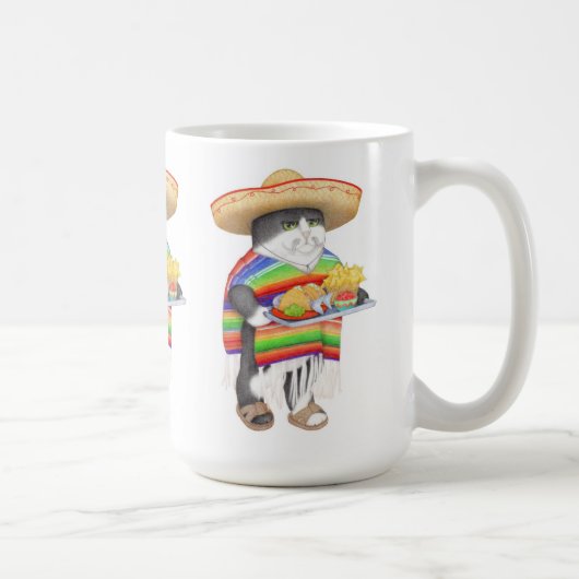 WENDELITO 背の高い白いマグカップ コーヒーマグカップ (右)
