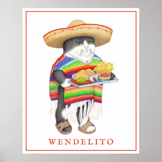 WENDELITO 8"x10"ポスター ポスター (正面)
