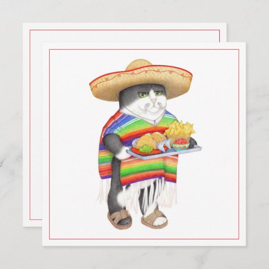 WENDELITO Cinco de Mayo 5.25インチスクエアフラットカード シーズンカード (正面/裏面)
