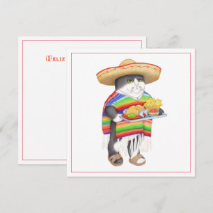 WENDELITO Cinco de Mayo 5.25インチスクエアフラットカード シーズンカード