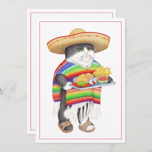 WENDELITO Cinco de Mayo 5x7フラットカード シーズンカード (正面/裏面)
