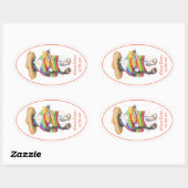 WENDELITO Cinco de Mayo Ovalシール 楕円形シール (シート)