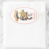 WENDELITO Cinco de Mayo Ovalシール 楕円形シール (バッグ)