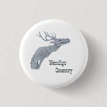 Wendigo Country Algonquian Folklore Button