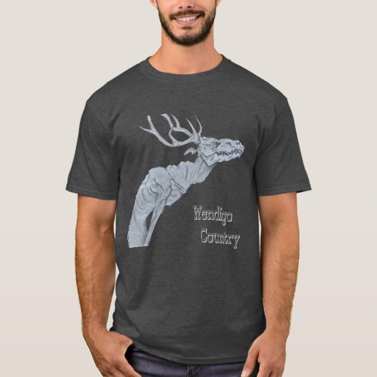 Wendigo Country Algonquian Folklore Men's Shirt Tシャツ (正面)