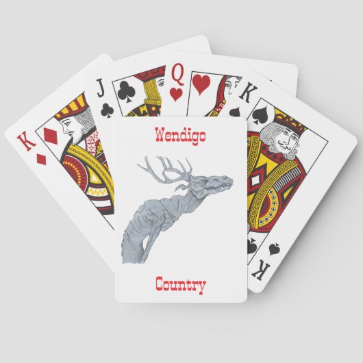 Wendigo country playing cards トランプ (裏面)