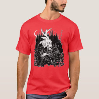 Wendigohe Cryptid Cannibal Spirit of the Horror Fo Tシャツ