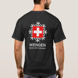 WengenのスイスのApresスキーインストラクター Tシャツ