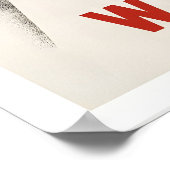 Wengen Grindelwald Switzerland Vintage Ski Poster ポスター (角)