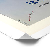 Wengen Switzerland Vintage Ski Poster ポスター (角)