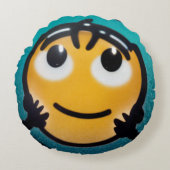 WENGIEプラッシュ枕 – 温室を持ち帰る！🐉💥 ラウンドクッション (正面)