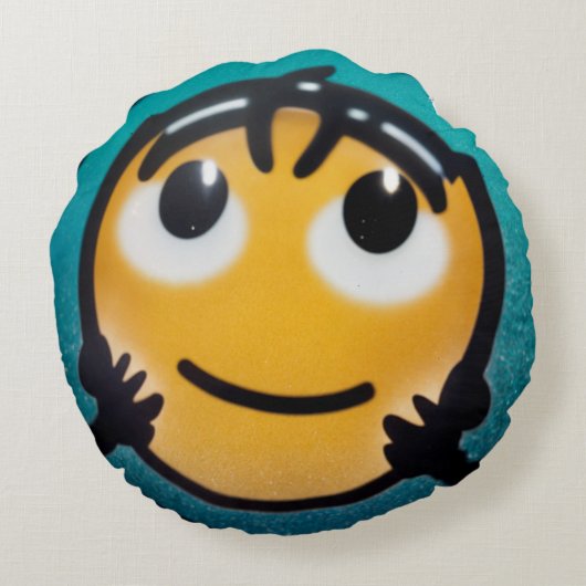 WENGIEプラッシュ枕 – 温室を持ち帰る！🐉💥 ラウンドクッション (裏面)