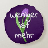 Weniger Ist Mehr (Less Is More) ラウンドクッション (裏面)