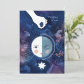 Wening Half 考え Moon's Youサンキューカード サンキューカード (スタンド正面)