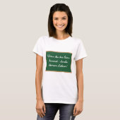 Wenn du das lesen kannst - danke deinem Lehrer! Tシャツ (正面フル)