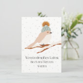 Wenn‘s draußen kalt ist… サンキューカード (スタンド正面)