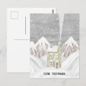 Wenskaart (10,8 x 14,2 cm) - Fijne Feestdagen ポストカード (正面/裏面)