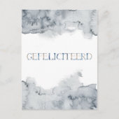 Wenskaart (10,8 x 14,2 cm) - Gefeliciteerd ポストカード (正面)