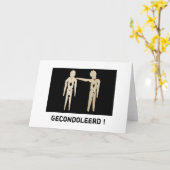 Wenskaart gecondoleerd カード (黄色い花)