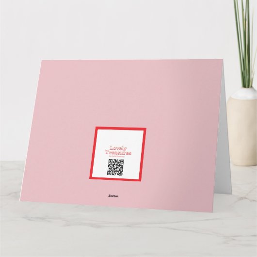 Wenskaart Happy Valentines day カード (裏面)