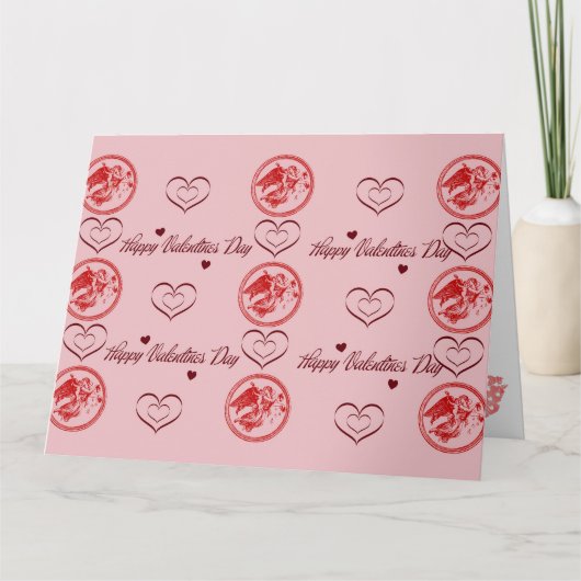 Wenskaart Happy Valentines day カード (正面)