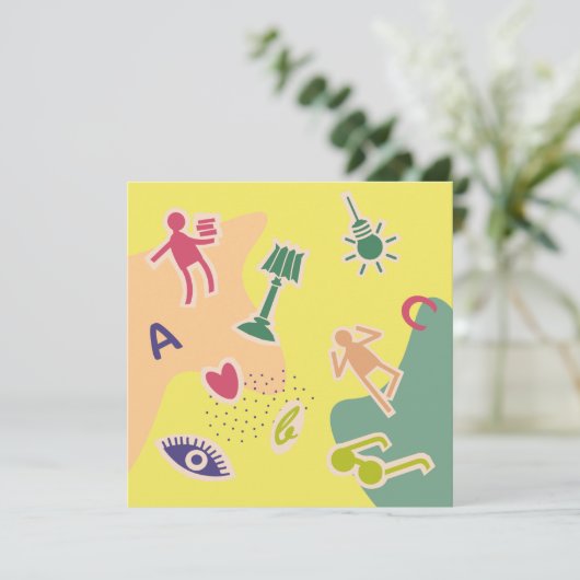 wenskaart veel succces examen (スタンド正面)