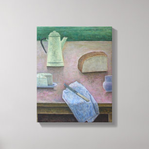 Wensleydaleのチーズ2013年が付いている静物画 キャンバスプリント