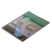 Wensleydaleのチーズ2013年が付いている静物画 ノートブック (左側)