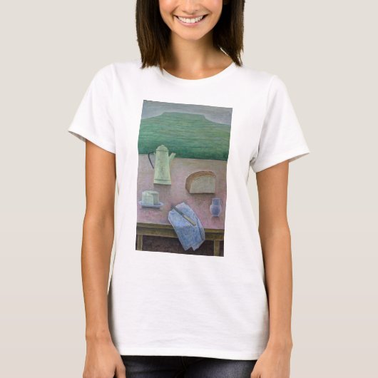 Wensleydaleのチーズ2013年が付いている静物画 Tシャツ (正面)