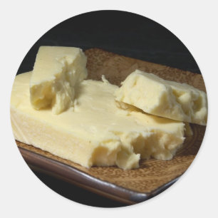 Wensleydaleのチーズ ラウンドシール